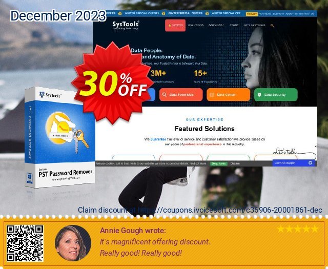 SysTools PST Password Remover discount 30% OFF, 2022 New Year's Day offering sales. SysTools Summer Sale