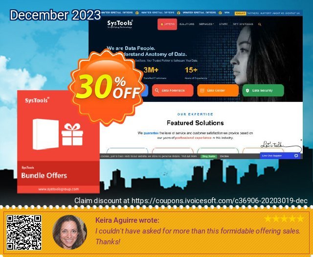 Bundle Offer: SysTools Office 365 Import + Office 365 Export aufregende Promotionsangebot Bildschirmfoto