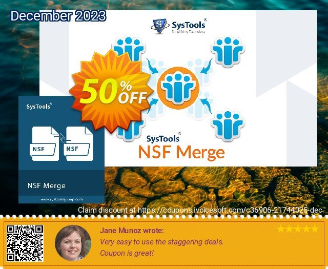 SysTools NSF Merge 美妙的 促销销售 软件截图