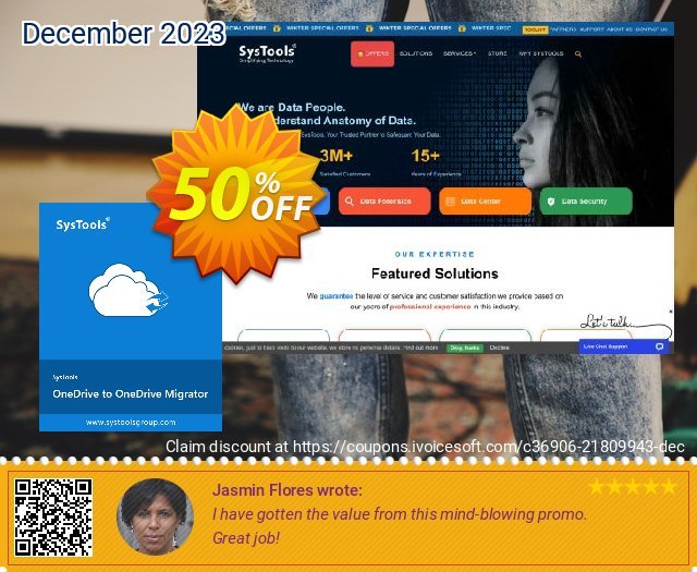 SysTools OneDrive Migrator discount 50% OFF, 2024 Int' Nurses Day deals. SysTools Summer Sale