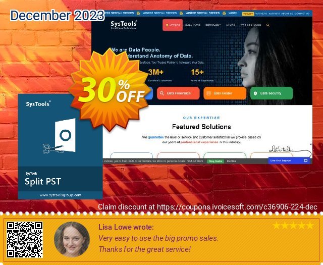 Split PST - Enterprise License discount 30% OFF, 2024 World Backup Day discounts. SysTools coupon 36906