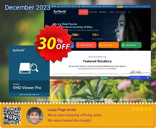 SysTools VHD Viewer Pro großartig Sale Aktionen Bildschirmfoto