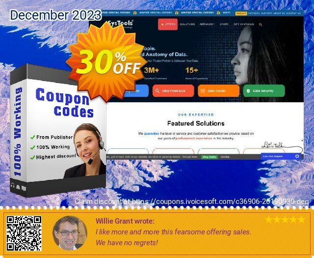 SysTools EML to Office 365 fantastisch Promotionsangebot Bildschirmfoto