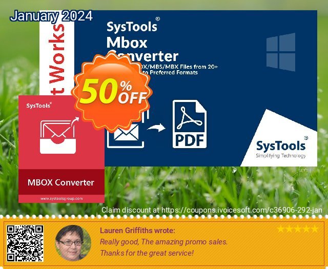 Systools MBOX Converter (Enterprise License) discount 50% OFF, 2022 End year promotions. SysTools coupon 36906
