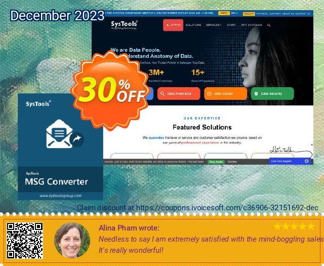 SysTools MAC MSG Converter discount 30% OFF, 2024 Easter Day offering sales. 30% OFF SysTools MAC MSG Converter, verified