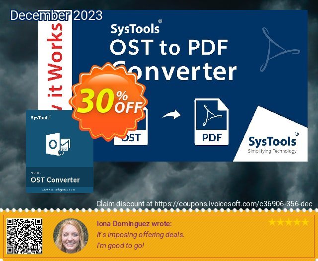SysTools Outlook OST to PDF Converter 特殊 产品销售 软件截图