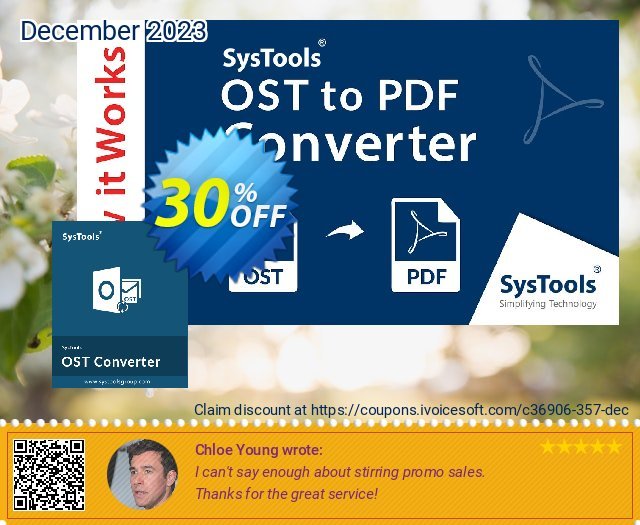 SysTools Outlook OST to PDF Converter (Business License) 独占 产品交易 软件截图
