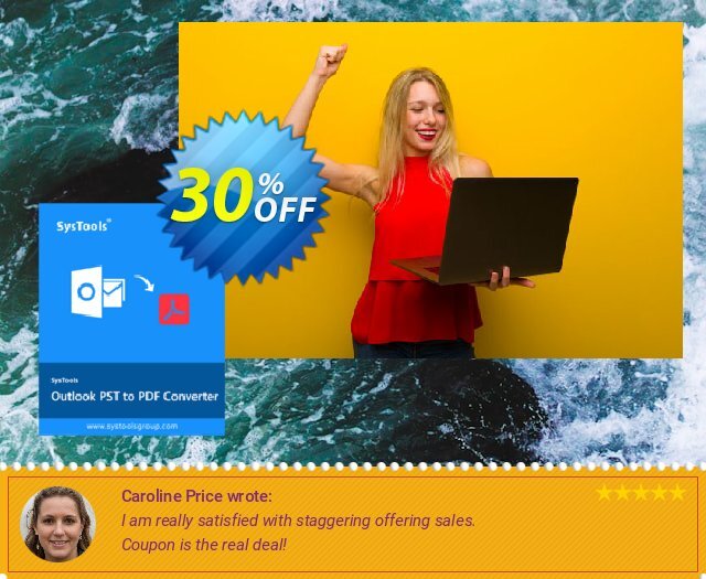SysTools Outlook PST to PDF Converter discount 30% OFF, 2024 Easter Day offering sales. 30% OFF SysTools Outlook PST to PDF Converter, verified