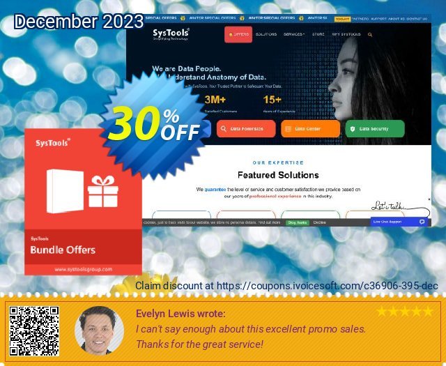 Bundle Offer - Outlook PST to PDF Converter + PDF Unlocker + PDF Recovery discount 30% OFF, 2024 Mother's Day sales. SysTools coupon 36906