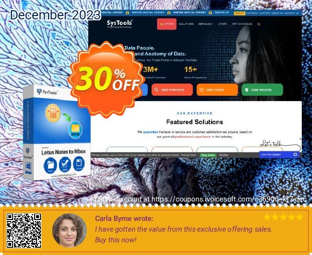 SysTools Lotus Notes to MBOX Converter discount 30% OFF, 2024 World Press Freedom Day offering discount. SysTools Summer Sale