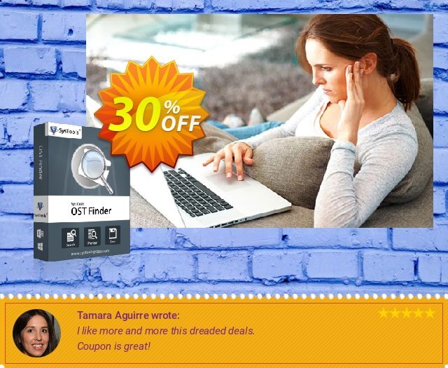SysTools Outlook OST Finder (Enterprise License) terpisah dr yg lain penawaran loyalitas pelanggan Screenshot
