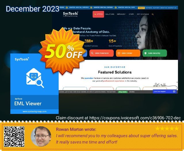 SysTools EML Viewer Pro (10 Users) ausschließenden Preisreduzierung Bildschirmfoto