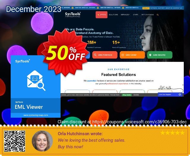 SysTools EML Viewer Pro (100 Users)  놀라운   가격을 제시하다  스크린 샷