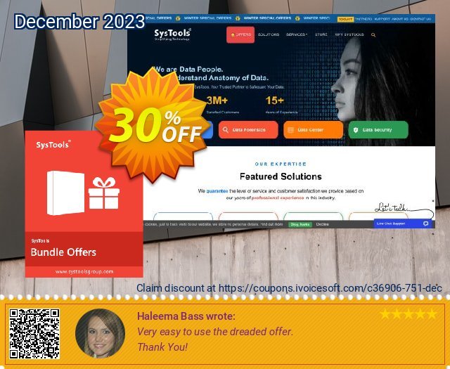 Bundle Offer - Google Apps Backup + AOL + Yahoo + Hotmail Backup - 100 Users License discount 30% OFF, 2024 April Fools' Day offering sales. SysTools coupon 36906