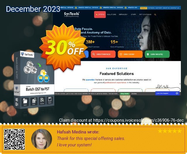SysTools Batch OST Converter gemilang voucher promo Screenshot