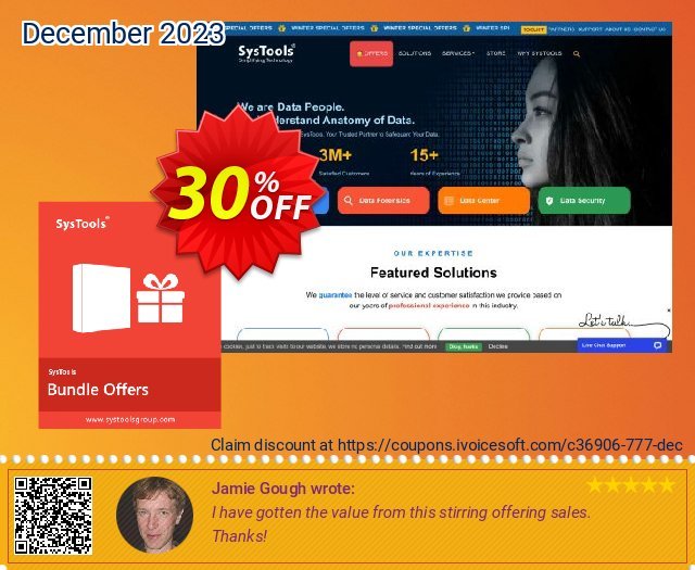 Bundle Offer - Google Apps Backup + AOL + Yahoo + Hotmail Backup - 5 Users License discount 30% OFF, 2024 World Press Freedom Day offer. SysTools coupon 36906