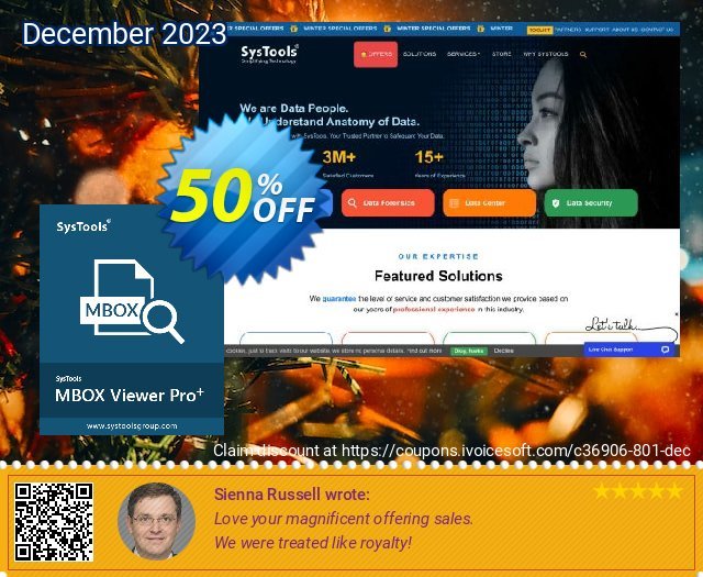 MBOX Viewer Pro Plus (10 User License) discount 50% OFF, 2022 National No Bra Day offering sales. SysTools coupon 36906