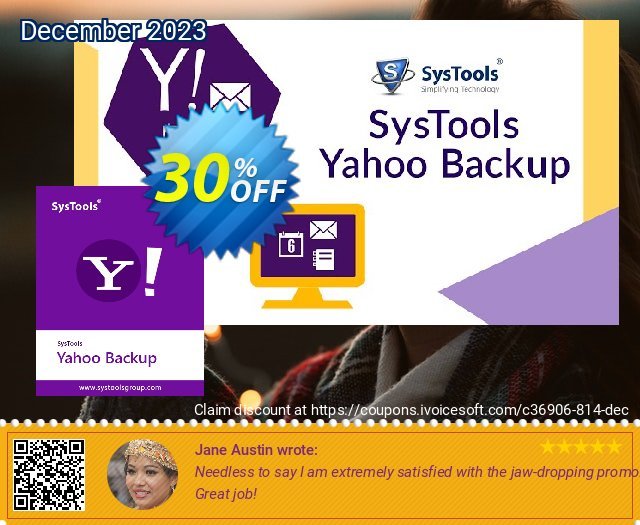 SysTools Yahoo Backup Tool (100 Users) 惊人的 产品销售 软件截图