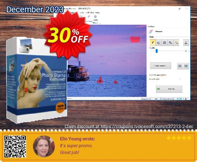 Photo Stamp Remover menakjubkan penjualan Screenshot