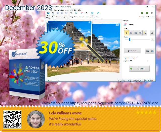 SoftOrbits Simple Photo Editor discount 30% OFF, 2024 Working Day offering sales. 30% Discount