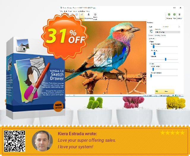 SoftOrbits Sketch Drawer PRO discount 31% OFF, 2024 Labour Day offering sales. 30% Discount