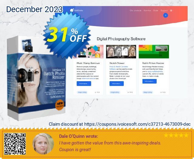 Get 31% OFF Batch Picture Resizer - Business License offering sales