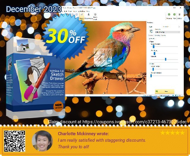 SoftOrbits Sketch Drawer - Business License menakjubkan promosi Screenshot