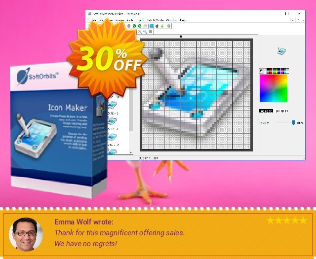 SoftOrbits Icon Maker - Business License verwunderlich Nachlass Bildschirmfoto