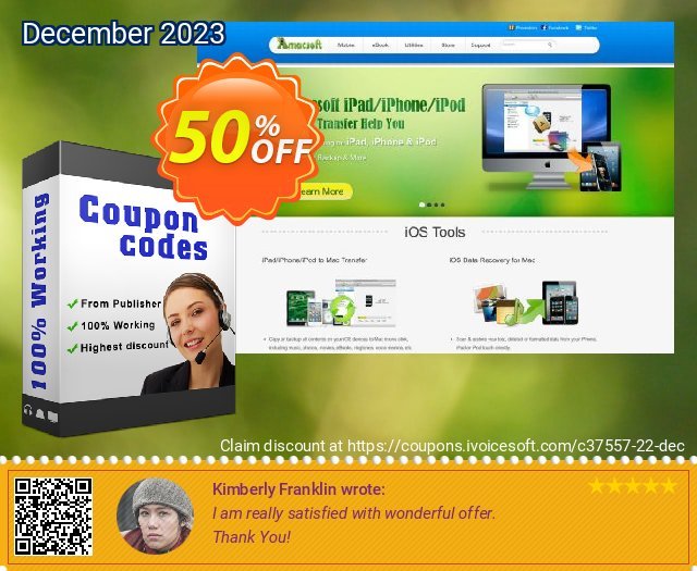 Amacsoft Word to PDF for Mac discount 50% OFF, 2022 Happy New Year offering sales. 50% off