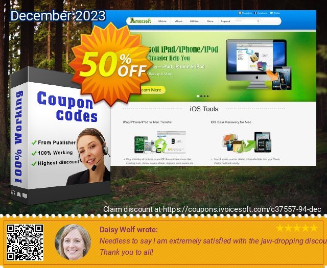 Amacsoft Android Data Rescuer for Mac discount 50% OFF, 2024 Spring offering sales. 50% off