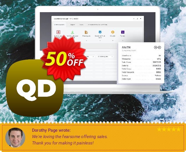 QuantDataManager PRO discount 50% OFF, 2024 Easter Day offering discount. QuantDataManager discount coupon