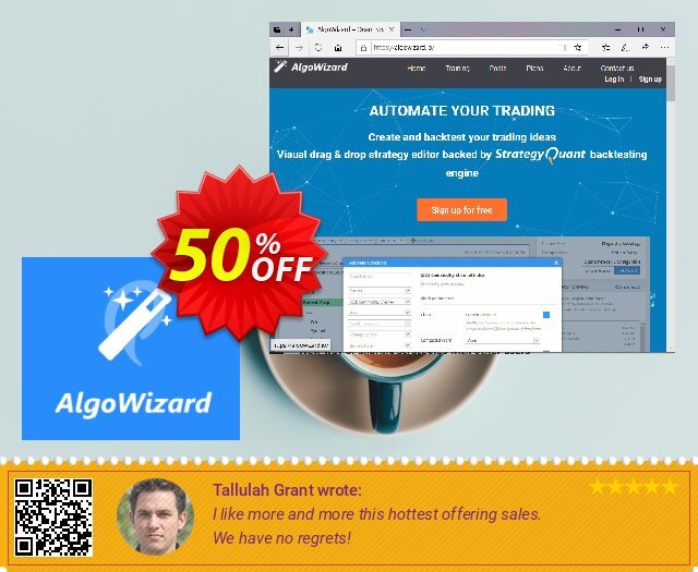 AlgoWizard Pro discount 50% OFF, 2024 Resurrection Sunday offering sales. 50% OFF AlgoWizard, verified