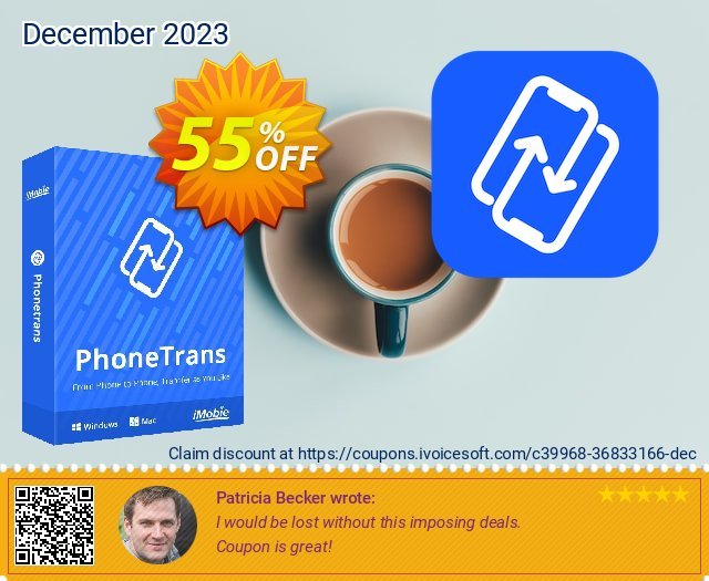 PhoneTrans Lifetime Plan discount 55% OFF, 2023  Lover's Day offering sales. PhoneTrans for Windows - Lifetime Plan Dreaded sales code 2023