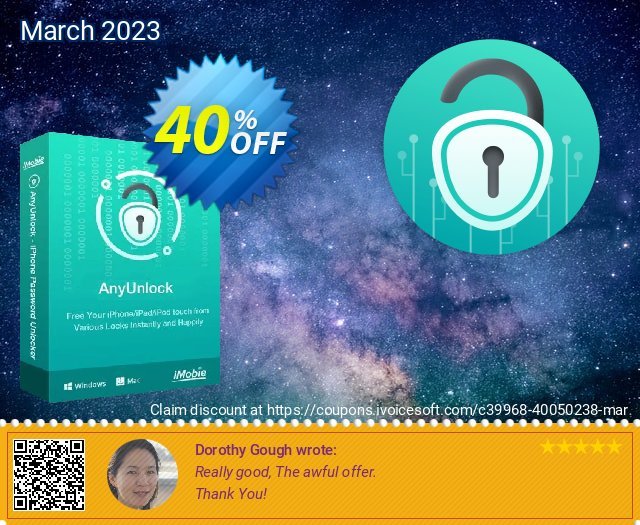 AnyUnlock - Bypass MDM - 1-Year/5 Devices discount 40% OFF, 2023 Resurrection Sunday offering discount. AnyUnlock for Windows - Bypass MDM - 1-Year Subscription/5 Devices  Best promo code 2023