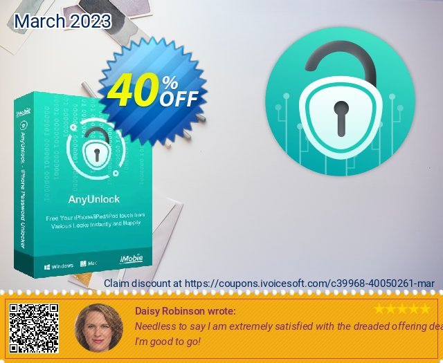 AnyUnlock - Remove Backup Encryption - 3-Month discount 40% OFF, 2023 Easter promo sales. AnyUnlock for Windows - Remove Backup Encryption - 3-Month Subscription/1 Device Best promotions code 2023