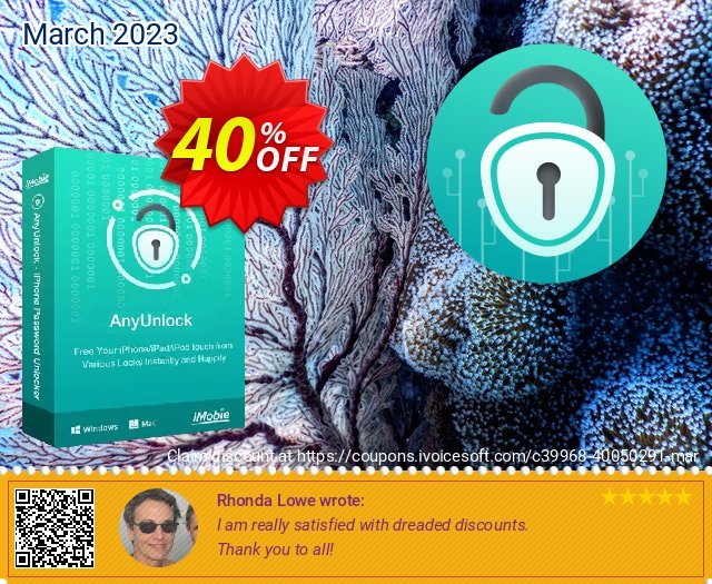 AnyUnlock for Mac - Find Apple ID - One-Time Purchase/5 Devices 40% OFF