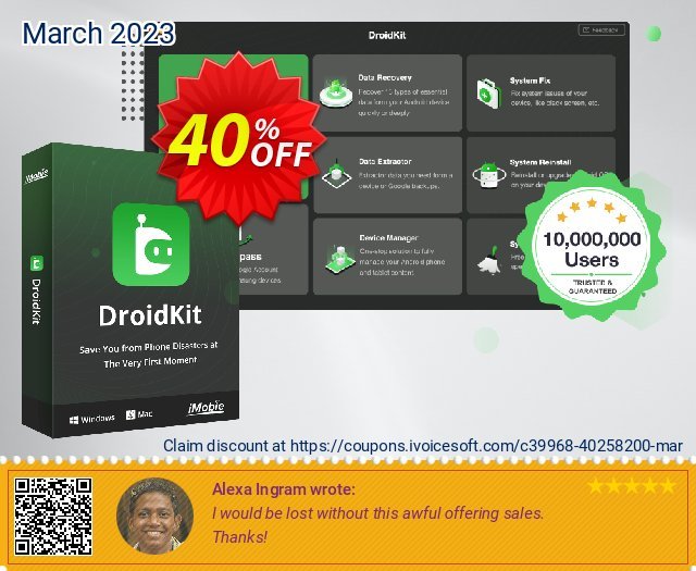 DroidKit for Mac - Data Recovery - 3-Month 令人敬畏的 产品销售 软件截图