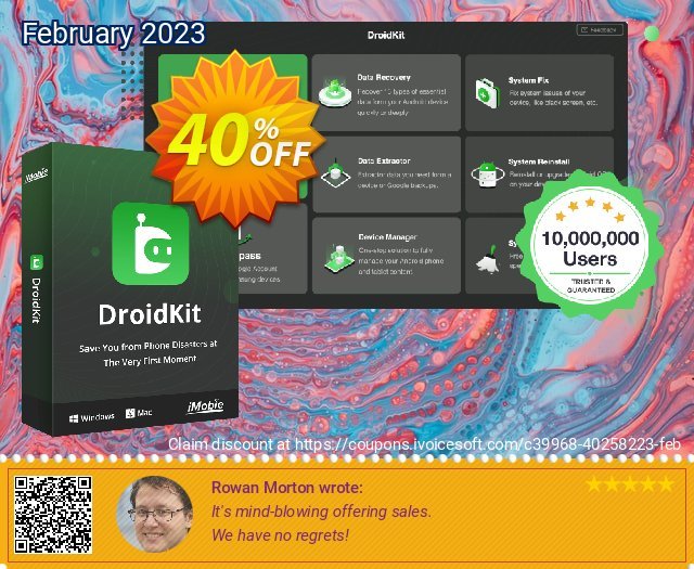 DroidKit for Mac - Screen Unlocker - 1-Year/10 Devices 40% OFF