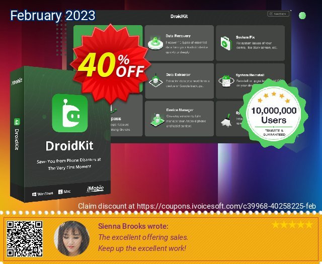 DroidKit for Windows - System Fix - 3-Month/1 Device 40% OFF