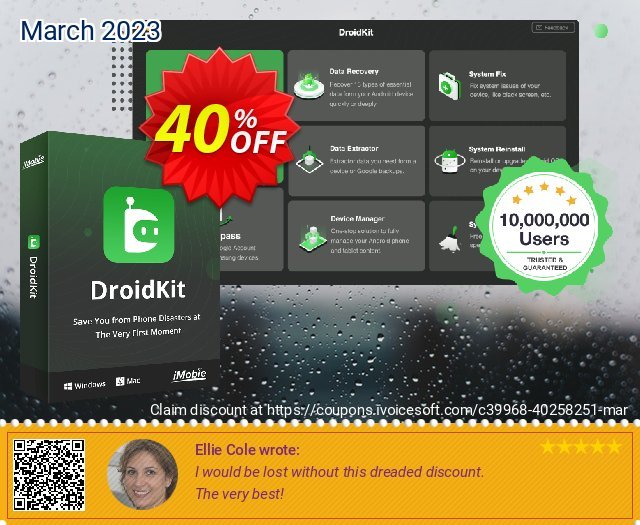 DroidKit for Mac - System Reinstall - 3-Month 40% OFF