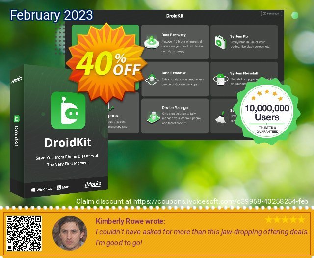 DroidKit for Mac - System Reinstall - 1-Year Subscription/10 Devices 40% OFF