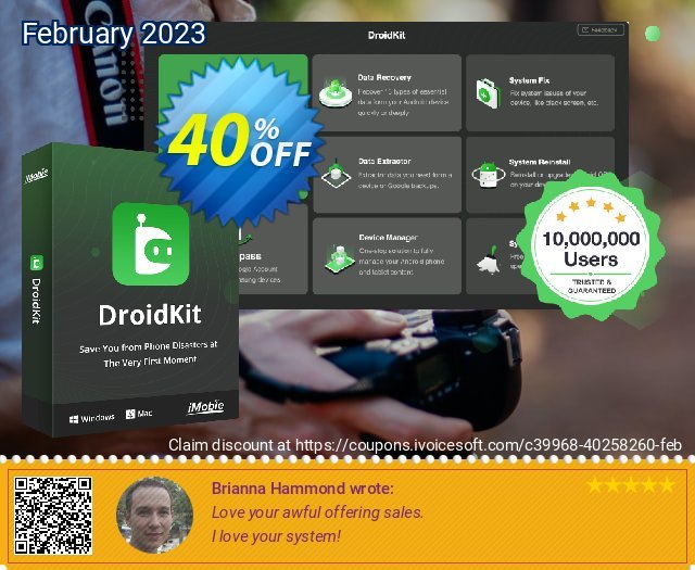 DroidKit - System Cleaner - 1-Year/15 Devices 40% OFF