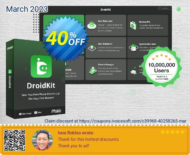 DroidKit for Mac - System Cleaner - 1-Year/15 Devices 令人震惊的 销售 软件截图