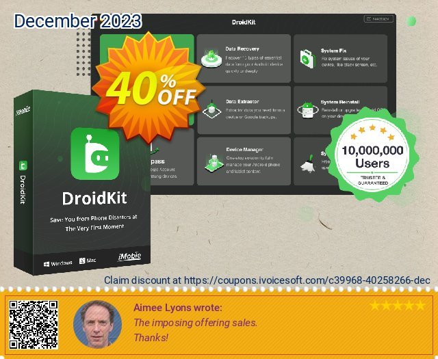 DroidKit - Data Manager - 3-Month 气势磅礴的 交易 软件截图