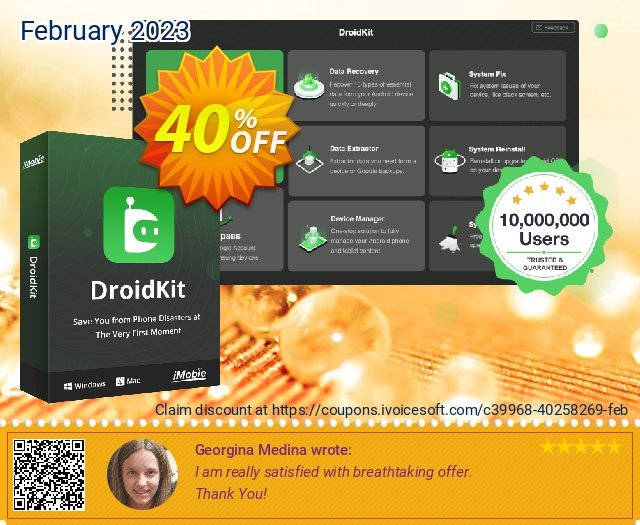 DroidKit - Data Manager - 1-Year/10 Devices 40% OFF