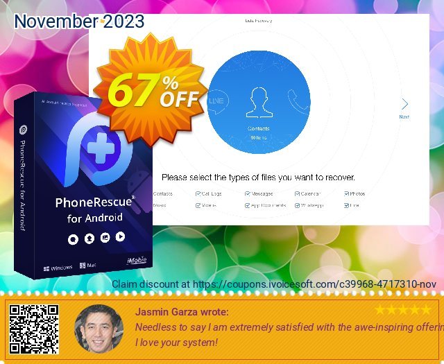 PhoneRescue for Android Windows (Lifetime License) 令人敬畏的 产品销售 软件截图