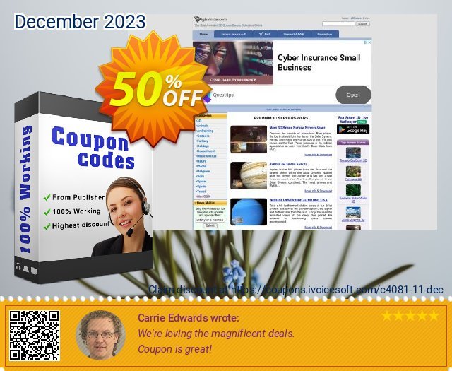 Seascape 3D Screensaver discount 50% OFF, 2024 Easter offering sales. 50% bundle discount