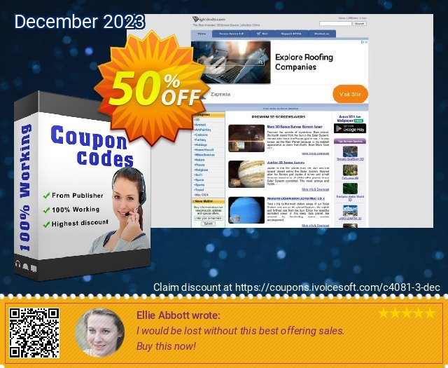 Alchemy 3D Screensaver discount 50% OFF, 2024 World Ovarian Cancer Day offering discount. 50% bundle discount