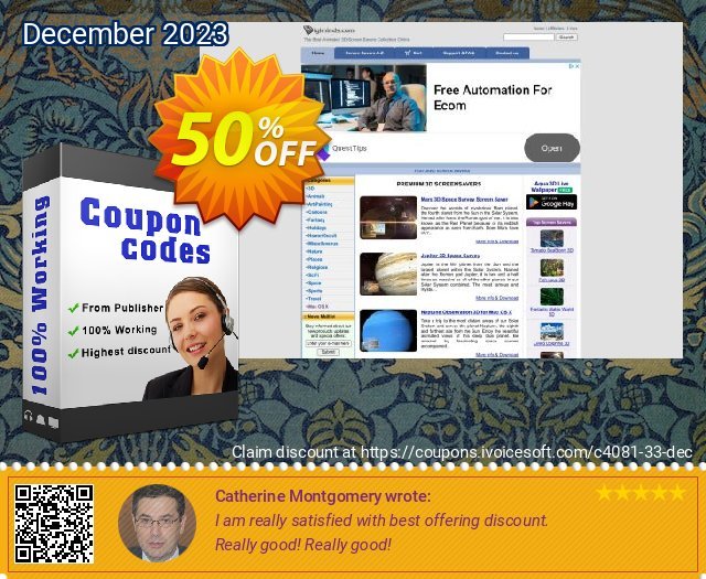 Halloween Pumpkin 3D Screensaver discount 50% OFF, 2024 World Ovarian Cancer Day offering sales. 50% bundle discount