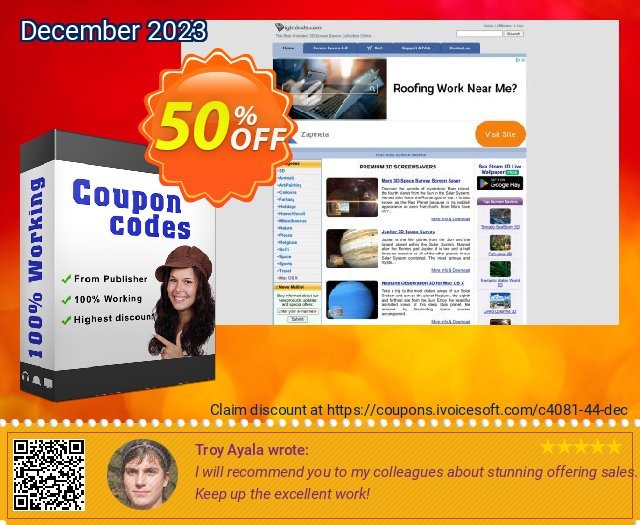 Flower Hill 3D Screensaver discount 50% OFF, 2024 World Backup Day offering deals. 50% bundle discount
